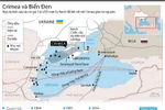 [Infographics] Vị trí chiến lược của Crimea với Liên bang Nga