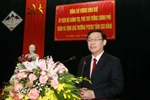 Phó Thủ tướng Vương Đình Huệ phát biểu. (Ảnh: Doãn Tấn/TTXVN)