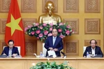 Thủ tướng Chính phủ Nguyễn Xuân Phúc phát biểu tại buổi làm việc với Văn phòng Chính phủ. (Ảnh: Thống Nhất/TTXVN)