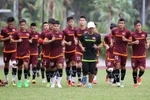 Các cầu thủ U23 Việt Nam thận trọng trước trận đấu với Malaysia