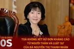 Tòa không xét đơn kháng cáo từ luật sư của bà Nguyễn Thị Thanh Nhàn