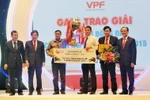 Lễ trao giải tổng kết V-League 2015. (Nguồn: TTXVN)