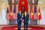 Tổng thống Mỹ Barack Obama chính thức thăm Việt Nam. (Nguồn: AP)