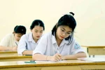Thí sinh dự thi Tốt nghiệp Trung học phổ thông. (Ảnh: TTXVN)