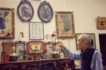 [Photo] Dấu ấn thời gian đậm nét trong làng gốm cổ ven sông Hồng 
