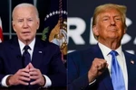 Ông Joe Biden (trái) và ông Donald Trump. (Ảnh: IRNA/TTXVN)