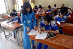 Thí sinh thi thử kỳ thi Trung học phổ thông quốc gia năm 2019. (Ảnh: Đinh Văn Nhiều/TTXVN)