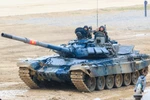 Hình ảnh Kíp xe số 3 Xe tăng Việt Nam thi đấu tại Army Games 2022