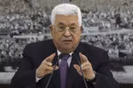 Tổng thống Palestine Mahmoud Abbas phát biểu tại một cuộc họp ở thành phố Ramallah, Bờ Tây. (Ảnh: AFP/TTXVN)