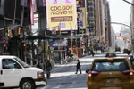 Quảng trường Thời đại ở New York, Mỹ. (Ảnh: THX/TTXVN)
