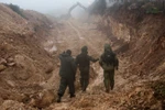 Xác định vị trí các đường hầm dọc biên giới Israel-Liban. (Nguồn: haaretz.com)