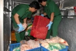Quảng Bình phát hiện 10 tấn gà đông lạnh không rõ nguồn gốc