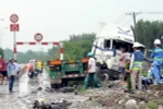 Hiện trường vụ tai nạn. (Ảnh Tuấn Anh/TTXVN)