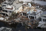  Cảnh tàn phá sau cơn bão Irma tại Ramrod Key, Florida ngày 13/9. (Nguồn: AFP/TTXVN)