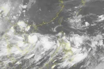 Ảnh mây vệ tinh. (Nguồn: nchmf.gov.vn)