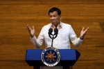 Tổng thống Philippines Rodrigo Duterte. (Nguồn: AFP/TTXVN)
