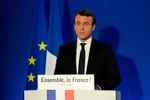 Tổng thống đắc cử Pháp Emmanuel Macron phát biểu tại Paris ngày 7/5. (Nguồn: EPA/TTXVN)
