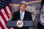 Ngoại trưởng Mỹ John Kerry tại một sự kiện ở Washington, DC ngày 10/1. (Nguồn: EPA/TTXVN)