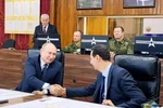 Tổng thống Nga Putin hội đàm với người đồng cấp nước chủ nhà Bashar al-Assad. (Nguồn: businesslive)
