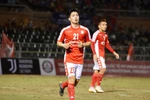 Công Phượng trong màu áo Thành phố Hồ Chí Minh.