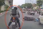 Truy tìm nam tài xế lái phân khối lớn gây tai nạn rồi bỏ chạy