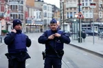 Lực lượng an ninh trên đường phố Bỉ. (Ảnh: AFP/TTXVN)