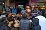 Giá thực phẩm tại Syria tăng lên các mức kỷ lục. (Nguồn: Getty)