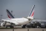 Máy bay của hãng hàng không Air France tại sân bay Roissy-Charles de Gaulle, phía bắc thủ đô Paris, Pháp. (Ảnh: AFP/TTXVN)