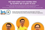 Việt Nam giành 3 huy chương Vàng tại Olympic Vật lý quốc tế 2019