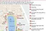 [Infographics] 15 tuyến phố cấm xe lưu thông dịp cuối tuần từ 1/9