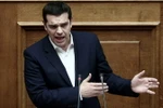 Thủ tướng Hy Lạp Alexis Tsipras phát biểu tại một cuộc họp ở thủ đô Athens ngày 1/12. (Nguồn: AFP/TTXVN)