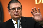Ngoại trưởng Mexico Marcelo Ebrard phát biểu tại cuộc họp báo ở Washington DC, Mỹ ngày 10/9/2019. (Nguồn: AFP/TTXVN) 