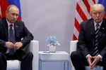 Tổng thống Nga Putin và người đồng cấp Mỹ Donald Trump. (Nguồn: Reuters) 