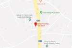 Khu vực xảy ra vụ tai nạn. (Nguồn: Google Maps) 