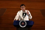 Tổng thống Philippines Rodrigo Duterte. (Nguồn: THX/TTXVN)