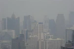 Không khí ô nhiễm bao phủ thủ đô Bangkok, Thái Lan ngày 30/9/2019. (Nguồn: AFP/TTXVN) 