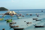 Phong cảnh biển đảo Cù Lao Chàm. (Ảnh: Đỗ Trưởng/TTXVN) 