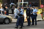 Cảnh sát phong tỏa hiện trường vụ đâm dao tại Sydney, Australia, ngày 13/8/2019. (Nguồn: AFP/TTXVN) 