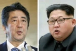 Thủ tướng Nhật Bản Shinzo Abe (trái) và nhà lãnh đạo Triều Tiên Kim Jong-un (phải). (Nguồn: Kyodo/TTXVN)