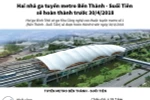 [Infographics] Hai ga metro Bến Thành-Suối Tiên hoàn thành trước 30/4