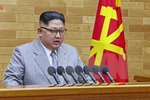 Nhà lãnh đạo Triều Tiên Kim Jong-un. (Nguồn: Yonhap/TTXVN) 