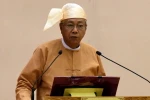 Tổng thống Myanmar Htin Kyaw. (Nguồn: THX/TTXVN)