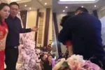 Bố chồng hôn con dâu ngay trên sân khấu trong tiệc cưới