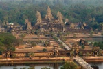Quang cảnh khu đền Angkor Wat ở tỉnh Siem Reap, cách thủ đô Phnom Penh của Campuchia 314km về phía Tây Bắc. (Nguồn: AFP/TTXVN) 