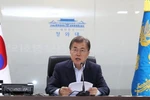 Tổng thống Hàn Quốc Moon Jae-in. (Nguồn: EPA/TTXVN)