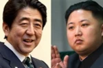 Nhà lãnh đạo Triều Tiên Kim Jong-un và Thủ tướng Nhật Bản Shinzo Abe. (Nguồn: goldsea.com)