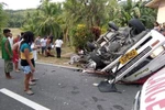 Hiện trường vụ tai nạn. (Nguồn: news.abs-cbn.com) 