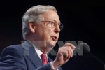 Thượng Nghị sỹ Mitch McConnell, lãnh đạo đa số tại Thượng viện Mỹ. (Nguồn: EPA/TTXVN)