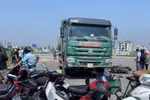 Hiện trường vụ tai nạn. (Ảnh: Hoa Mai/TTXVN)