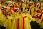 Những hình ảnh ấn tượng về màn đồng diễn trứ danh của Triều Tiên